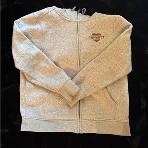 women’s L carhartt zip up